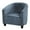 Greylish Blue, variant on CJC Velvet Tub Chair Cover, High Stretch Club Chair Slipcover Washable Armchair Sofa Couch Cover for Living Room Club Cafe (Camel)