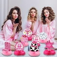 thumbnail image 7 of Lets Go Girls Bachelorette Party Decorations - 9pcs Disco Cowgirl Honeycomb Centerpiece Pink Disco Western Party Decoration Girls, 7 of 7