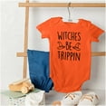 thumbnail image 4 of Halloween Witches Be Trippin Pun Bodysuit Jumper Girls Infant Baby Brisco Brands NB, 4 of 6