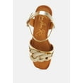 thumbnail image 5 of Emelda Chain Link Detail Wedge Sandals, 5 of 10