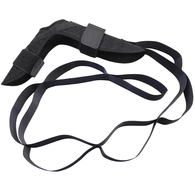 Estirador de pantorrilla para pies, banda elástica para piernas, gimnasia, Pilates, cinturón elástico para Ballet Negro