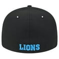 thumbnail image 4 of Men's New Era Black Detroit Lions Omaha Low Profile 59FIFTY Fitted Hat, 4 of 6