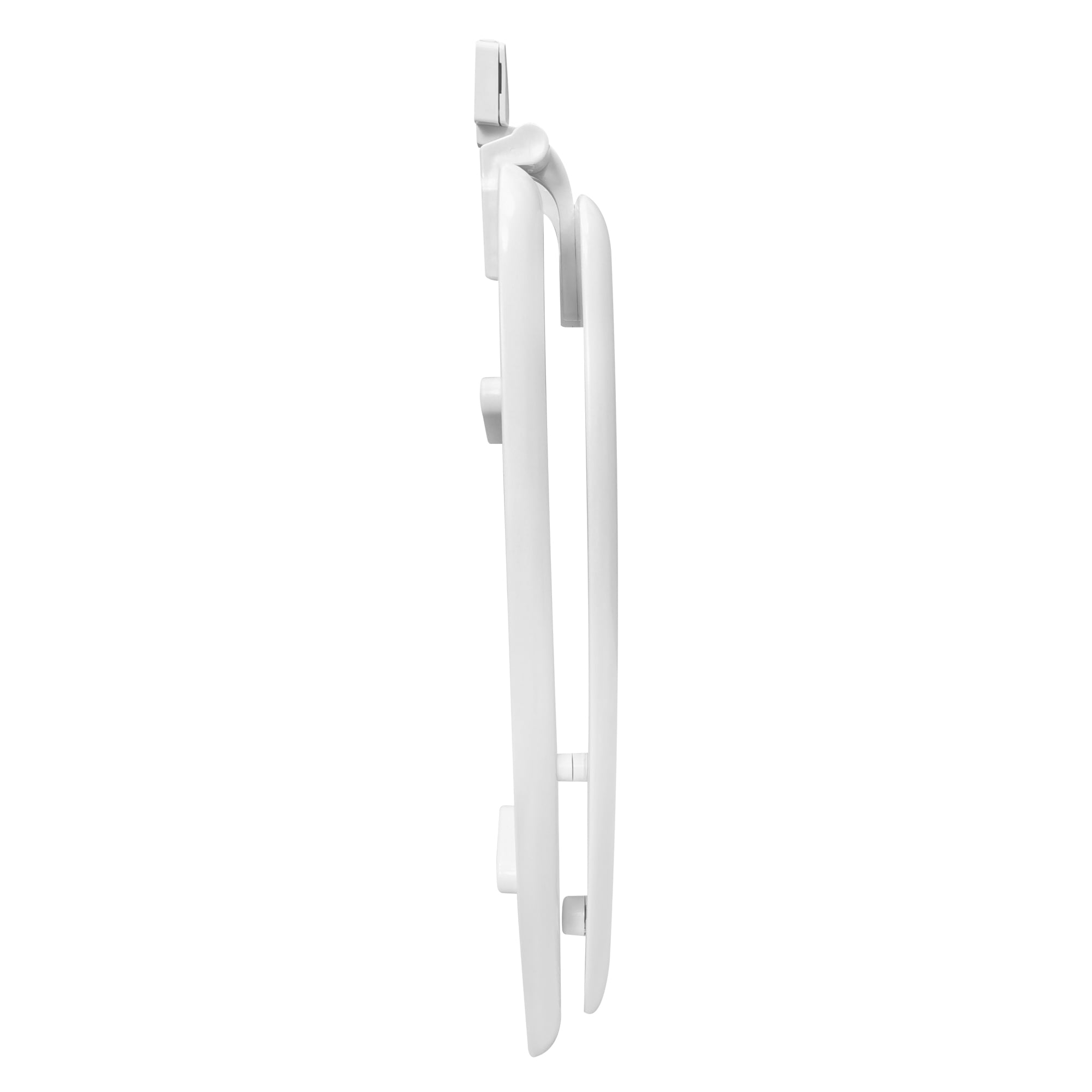 (4 pack) Mainstays Elongated White Toilet Seat with Durable Rice Husk Material