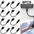 thumbnail image 5 of 8PCS Adaptador 3 5 Mm A Tipo C Cable Adaptador Auxiliar 10 Cm Tipo C A 3 5 Mm para (negro), 5 of 5