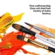 thumbnail image 4 of Cepillos de pintura Conjunto Manera de madera Pintura DIY Dibujo ART PENS PENSA LÁPISIBLE Estudiantes reutilizables Suministros Suministros Papelería azul 12 paquetes Inevent EL005758-03, 4 of 7