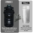 thumbnail image 6 of 64 oz Water Bottle with Straw Sleeve & Strap Motivational BPA Free Half Gallon Water Jug with Handle for Gym Women Men Aesthetic Water Bottle with Strap Star Sign, 6 of 6