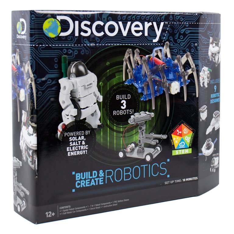 Discovery Build Create Robotics Kit, STEM, D.I.Y. Robots, 8+ - Walmart.com