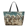 thumbnail image 2 of Balery Roman Chariot Horse Race Beach Travel Bag - Water-Resistant, Large Capacity Lightweight Tote with 7 Pockets for Women and Men - Perfect for Beach, Pool, Gym, and Travel, 2 of 7