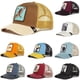 thumbnail image 2 of Gorra de béisbol para hombres y mujeres Snapback Mesh Hats Hip Hop Letra bordada Cool Outdoor Casual Sunshine Summer hola suerte unisex, 2 of 2