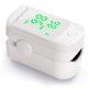 thumbnail image 1 of Oxímetro de pulso HealthSmart para la punta del dedo que muestra la saturación de oxígeno en sangre, la frecuencia cardíaca y la barra de pulso con pantalla LED. Preciso y confiable, color verde., 1 of 5