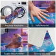 thumbnail image 2 of Capybara Bathtub Fun Front Door Mat, Indoor Mats for Bedroom Bathroom Kitchen, Floor Mat Non-Slip, Soft Carpet Floor Cover Machine Washable Entryway Mat - 20x31.5in, 2 of 5