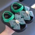 thumbnail image 2 of Otqutp Kids Girls Party Sandals 2 to 10Years Fashion Spring Summer Toe Solid Color Bowknot Children Casual Shoes, 2 of 6