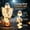 Large Halloween Garden Decorative Figurine, variant on Solar Christmas Bell Cascade Yard Light with Waterfall Effect, Warm LED Cascading Garden Stake Light for Lawn Yard, Festive Holiday Outdoor Decor for Patio Garden Walkway and Landscape Display