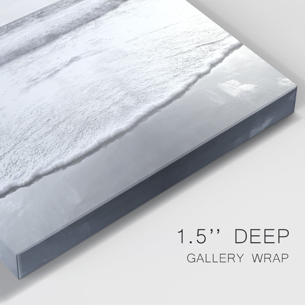 Serene Shore Premium Gallery Wrapped Canvas - Ready to Hang