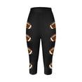thumbnail image 4 of DHFJKG High Waisted Capri Leggings For Women Rugby Print Workout Leggings Yoga Pants, 4 of 4