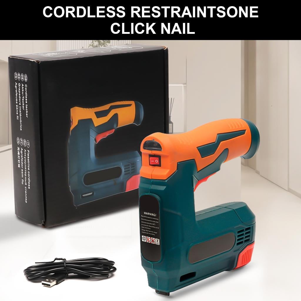 SIEYIO Electric Staple Guns Cordless Upholstery Stapler Nail Guns for Wood Rechargeable Nailer Kit Staple Nails Staple Remover