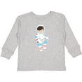 thumbnail image 3 of Inktastic Astronaut Boy, Cosmonaut, Space Flight, Cute Boy Boys Long Sleeve Toddler T-Shirt, 3 of 5