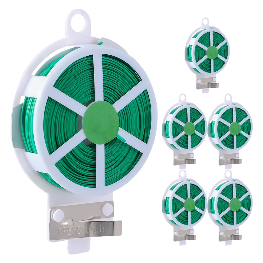 Ruban Élastique De Jardinage - 2 Rouleaux PVC Vert Pour Attacher Plantes, Greffage | 4500 Cm X 1.2 Cm - 4