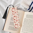 thumbnail image 4 of Kdxio Daisy and Ladybug Print Metal Tassel Bookmarks,Perfect Gift for Art Lovers and Bookworms Metal Bookmarks for Women, 4 of 8