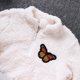 thumbnail image 4 of Gibobby Conjunto de Sudadera y Leggings de Lana Conjunto de ropa de invierno para niñas pequeñas con estampado de mariposas, 2 piezas(Blanco,3-4 Años), 4 of 5