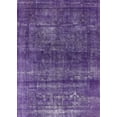 thumbnail image 1 of Ahgly Company Machine Washable Indoor Rectangle Industrial Modern Bright Grape Purple Area Rugs, 3' x 5', 1 of 7