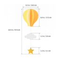 thumbnail image 1 of Festival Paper Pendant Hot Air Balloon Hanging Ornament for Birthday Party, 1 of 5
