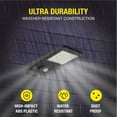 thumbnail image 3 of Hyper Tough Solar Motion Street/Area Light, Dusk to Dawn Wall Mount, 120° degree, 800 Lumens, Black, 3 of 10