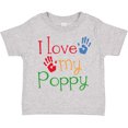 thumbnail image 3 of Inktastic Poppy Grandkids Handprints Boys or Girls Toddler T-Shirt, 3 of 5
