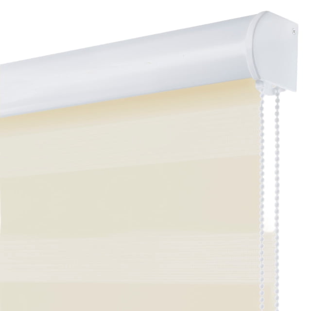 Cortina Enrollable Duo 220 cm Alto x 140cm Ancho Natural