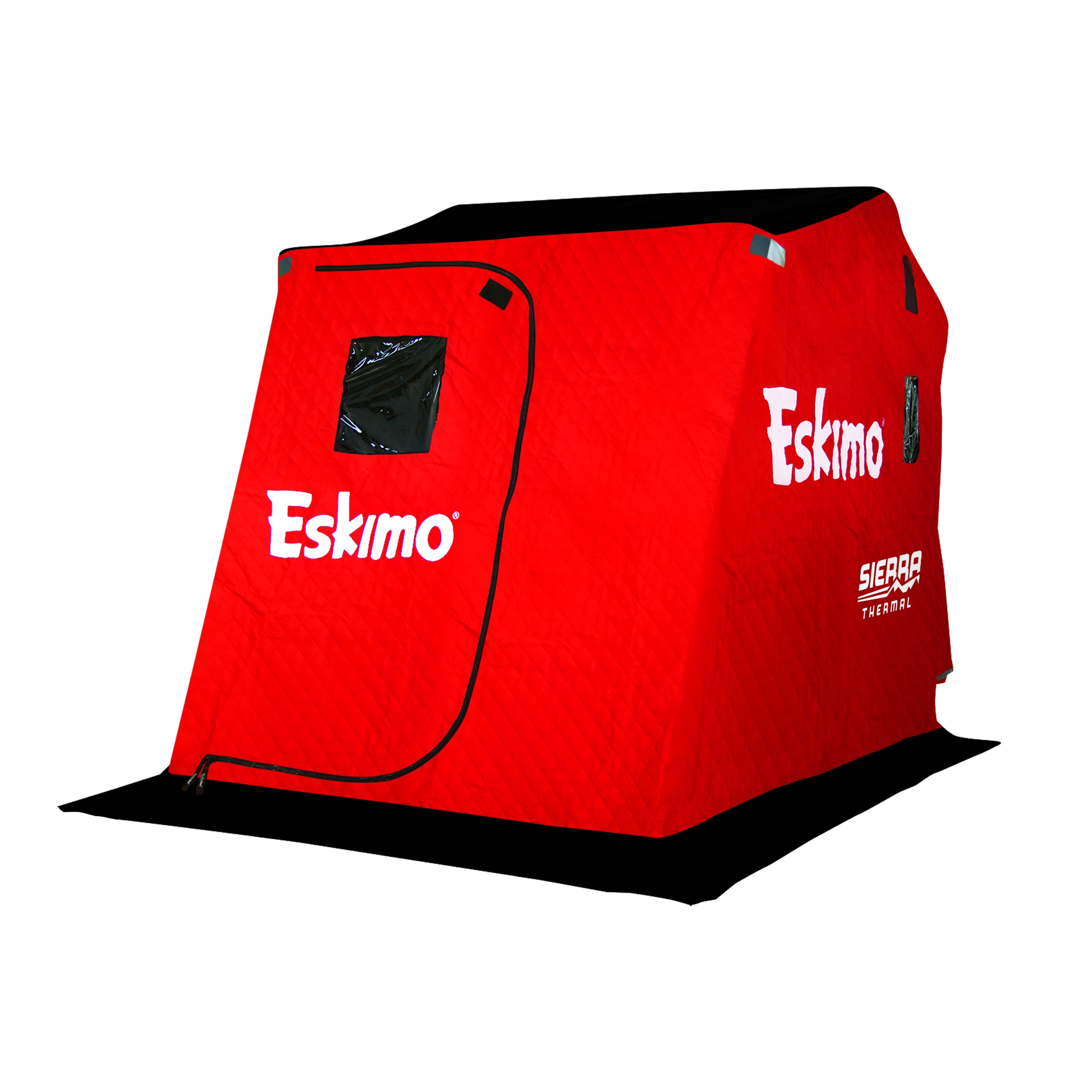 Eskimo 60" Sierra Thermal Flip Sled Ice Shelter with Swivel Seats, 2