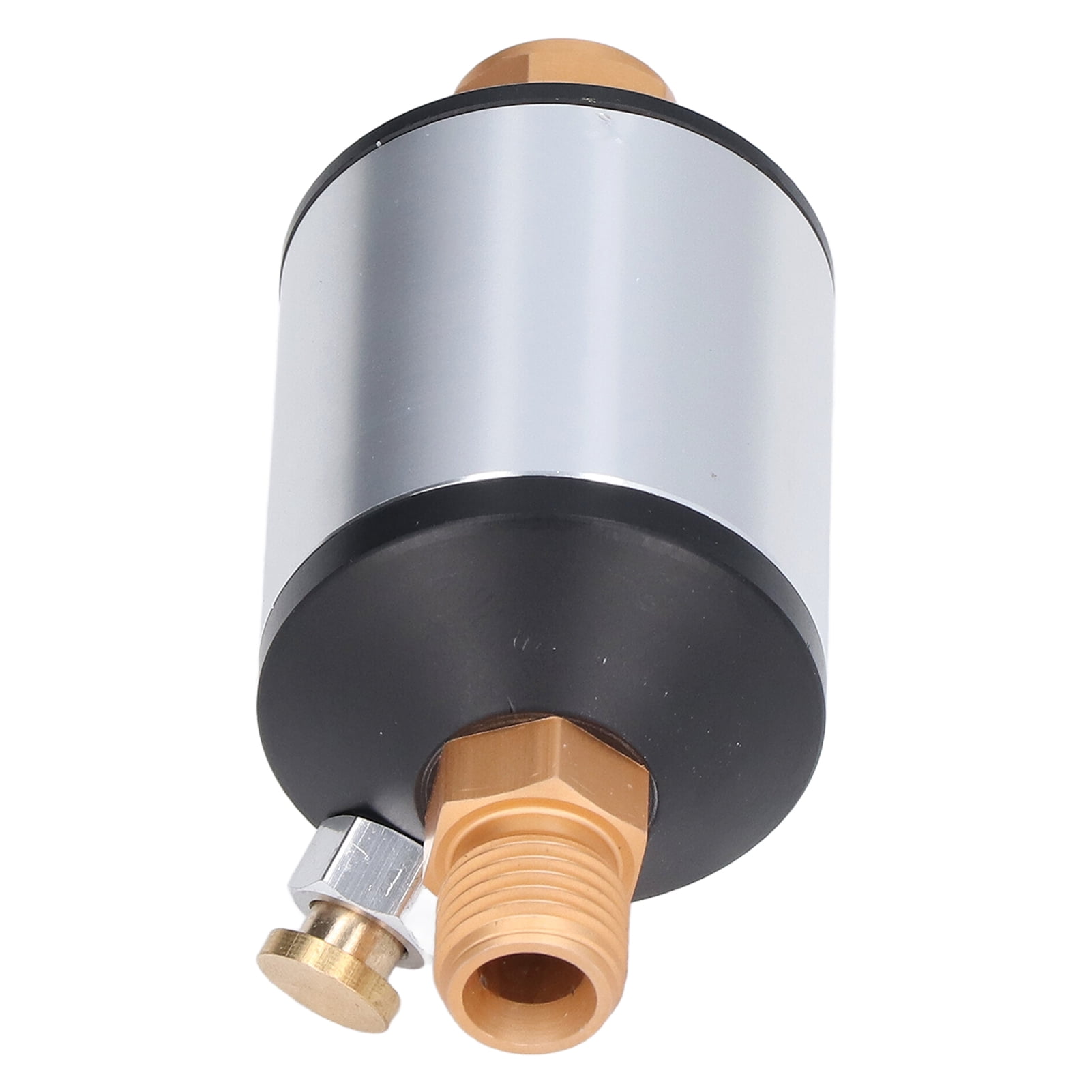 Spptty Mini In Line Air Filter Aluminum Oil Water Separator For Pneumatic Tools 1/4in NPT Inlet