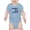 Light Blue, variant on Daddy's Princess Bodysuit Infant -Smartprints Designs,  Newborn