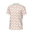 thumbnail image 6 of Wukai Hand Drawn Snake Print Men's Short-Sleeved Mesh T-Shirt,Quick-Dry Short Sleeve Workout T-Shirt-, 6 of 8