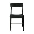 Mainstays Wood Dining Chair 4 Pack, Black Color, Wood Seat Pad, Include