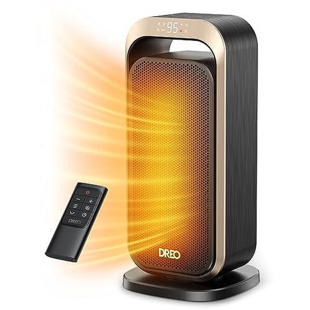 Dreo Space Heaters for Indoor Use, Portable Heater with 70°Oscillation