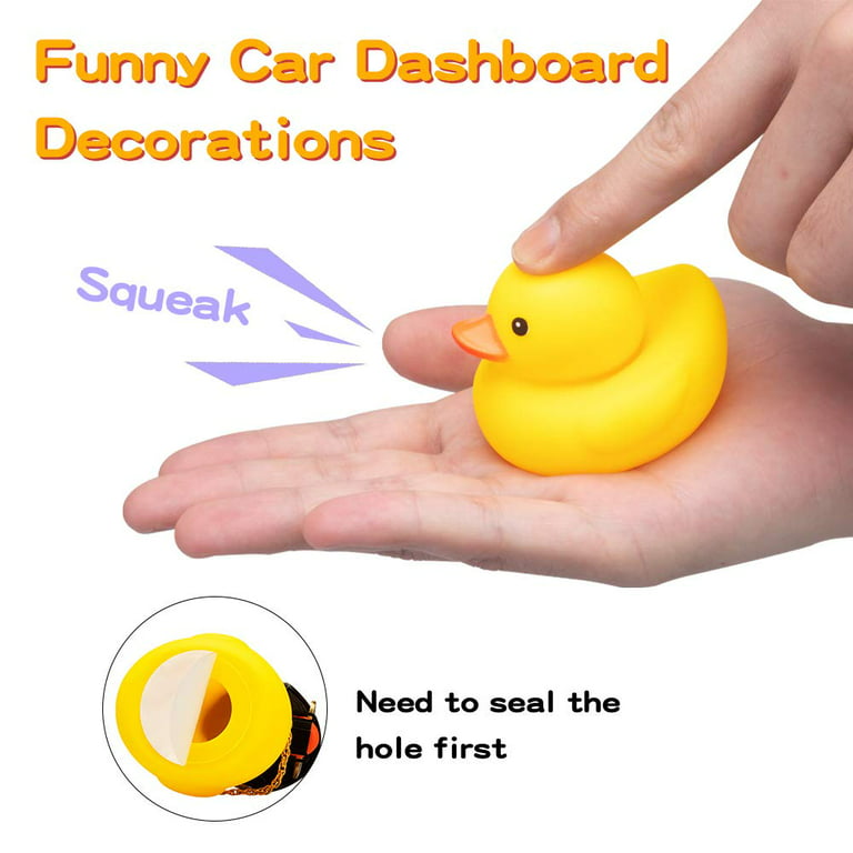 Rubber Duck Car Deco Yellow Ducky for Car Dashboard/Home Deco(7
