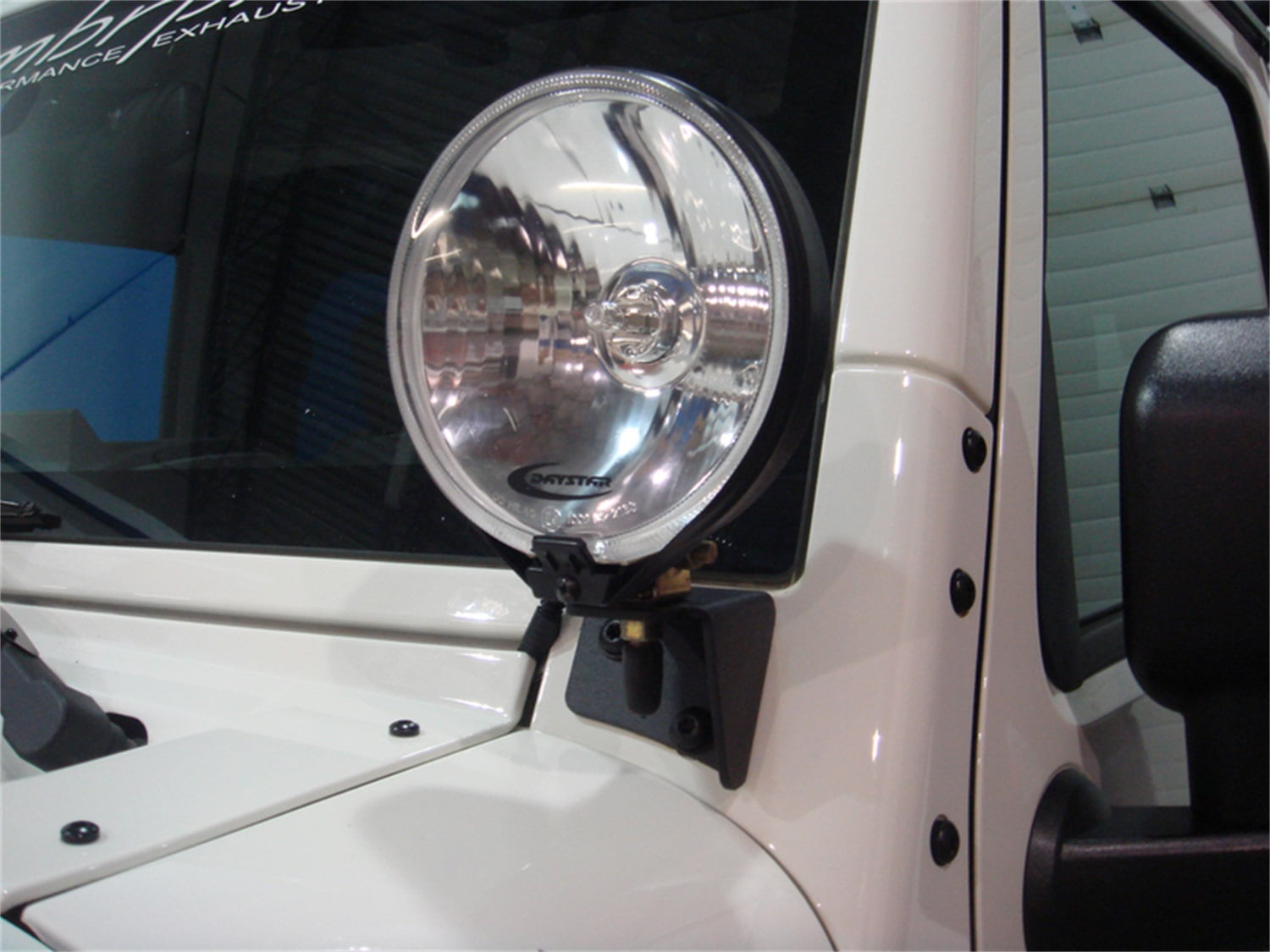 MBRP 2007-2009 Jeep Wrangler JK Windsheild Light Bracket