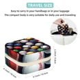 thumbnail image 5 of Baseball Travel Portable Square Organizer Box: Earring Organizer & Jewelry Display for Girls and Women, 5 of 6