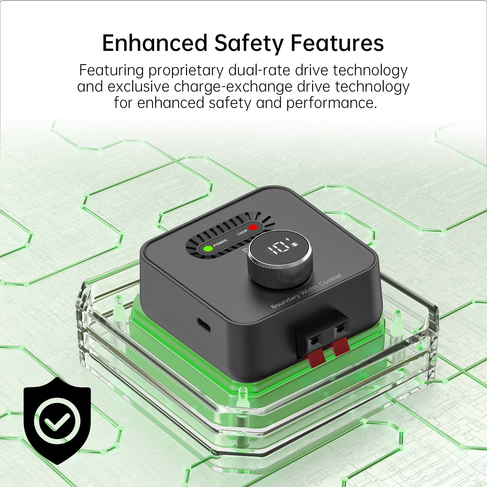 In-Ground Dog Fence F600 – Secure Any Property Shape | Supports Unlimited Number of Dogs | Underground Electric Fence
