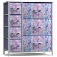 thumbnail image 5 of Sorbus Classic 7 Drawer Dresser for Kids Bedroom, Tie-Dye Purple, 5 of 7
