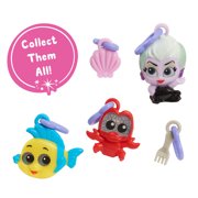 Disney Doorables Tag-A-Longs Ariel Wearable Figure and Charms Series 1, Styles May Vary, Officially Licensed Kids Toys for Ages 5 Up, Gifts and Presents