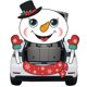 thumbnail image 5 of Pegatina navideña para maletero de coche, decoración para fiestas navideñas, pegatina de papel para pared, pegatina para puerta de garaje, 5 of 6