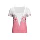 thumbnail image 5 of Camisetas de Manga Larga de las Mujeres Moda Impresa Cuello Redondo, Camisa de Poliéster Casual para Primavera Verano, 5 of 7