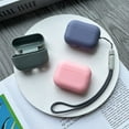 thumbnail image 6 of Airpods Pro 2 Case Cover with Incase Lanyard Soft Silicone Protective Shell for Apple AirPods Pro 2nd Generation Case 2025 with Visible Front LED, 6 of 7