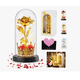 thumbnail image 1 of Regalo Romántico Rosa Eterna con led Color Dorado, 1 of 4