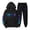 Black, variant on Trapstar Hoodies for Women Sets Long Sleeve Graphic Sweatshirts Loose Trapstar Street Hip-hop Pullover Sweatshirts+Sweatpants Women Set of 2 Classic Sweatshirts(Blue, M)