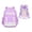 Purple-S1, variant on Ergonomic Student School Bag with Chest Strap Compact Backpack Back to School Essentials Lightweight Bookbag Detachable Waist Belt for Teens,Black