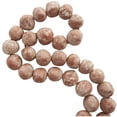 thumbnail image 4 of DecMode Handmade Round Intricately Shaped Large Distressed Orange Ceramic Garland with Tassel, 4 of 11