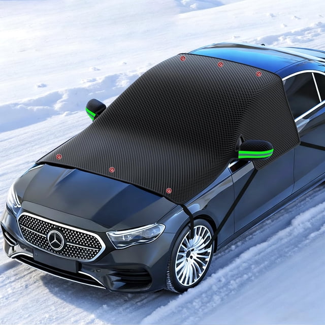 Cubierta para parabrisas de auto HQcontL 285 x 145 cm impermeable para nieve
