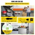 thumbnail image 6 of 12 Volt Refrigerator, Portable Refrigerator (-4°F~68°F) With APP Control Car Compressor Fridge Cooler 12V/24V DC and 110-220V AC For Camping, Road Trip, Skincare, Outdoor and Home (42 Quart), 6 of 7